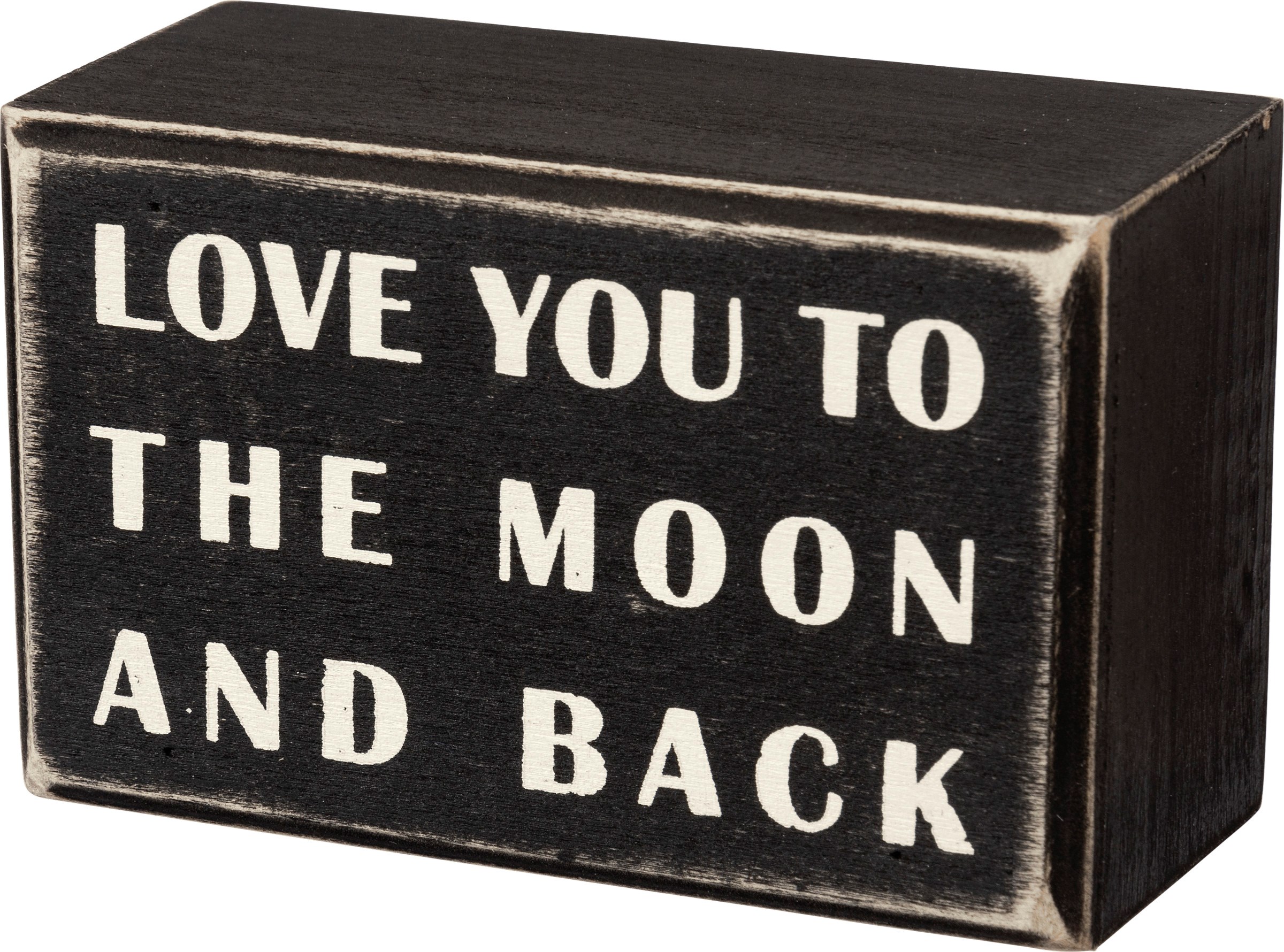 Details about   Love You To The Moon And Back Box Sign String Art Primitives by Kathy